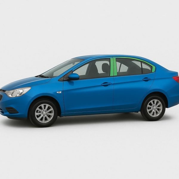 VIDRIO HOMOLOGADO PUERTA TRASERA IZQUIERDA CHEVROLET SAIL 2016-2023 | FUYAO