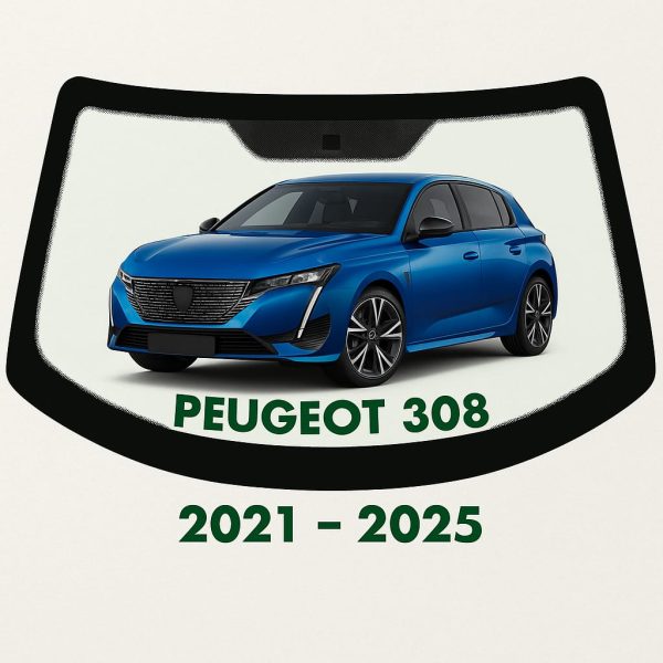 PARABRISAS HOMOLOGADO PEUGEOT 308 2021-2025 CAMARA - SENSOR DE LLUVIA | FUYAO