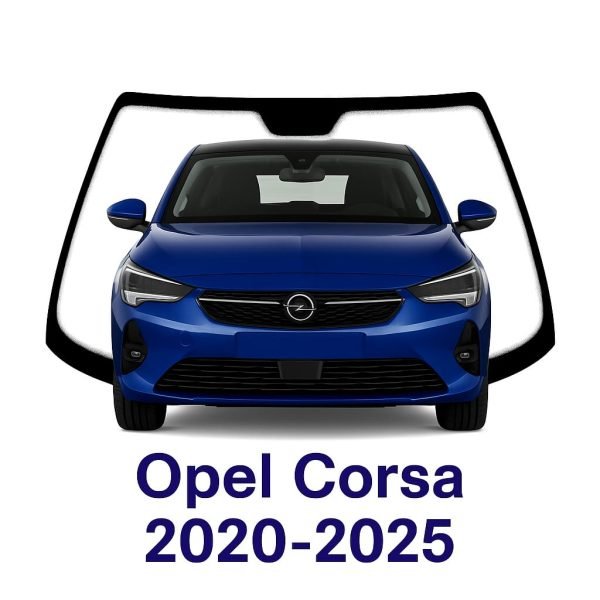 PARABRISAS HOMOLOGADO OPEL CORSA 2020-2025 SENSOR DE LLUVIA -CAMARA SERIGRAFIA ANGOSTA | FUYAO