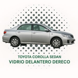 VIDRIO HOMOLOGADO PUERTA DELANTERA  DERECHA TOYOTA COROLLA 2009-2015 | FUYAO