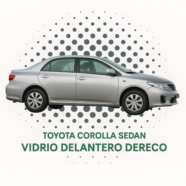 VIDRIO HOMOLOGADO PUERTA DELANTERA  DERECHA TOYOTA COROLLA 2009-2015 | FUYAO